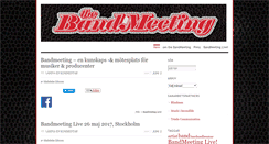 Desktop Screenshot of bandmeeting.se